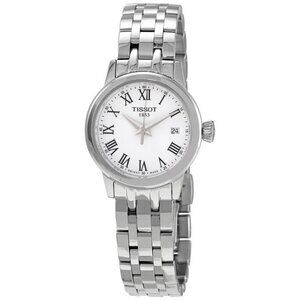 NWT Authentic Tissot Classic Dream Lady Quartz White Dial Women's Watch